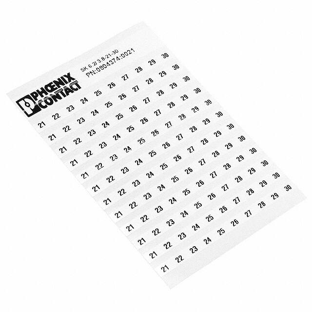 0804374:0021 Phoenix Contact  Terminal Block Marker Strips